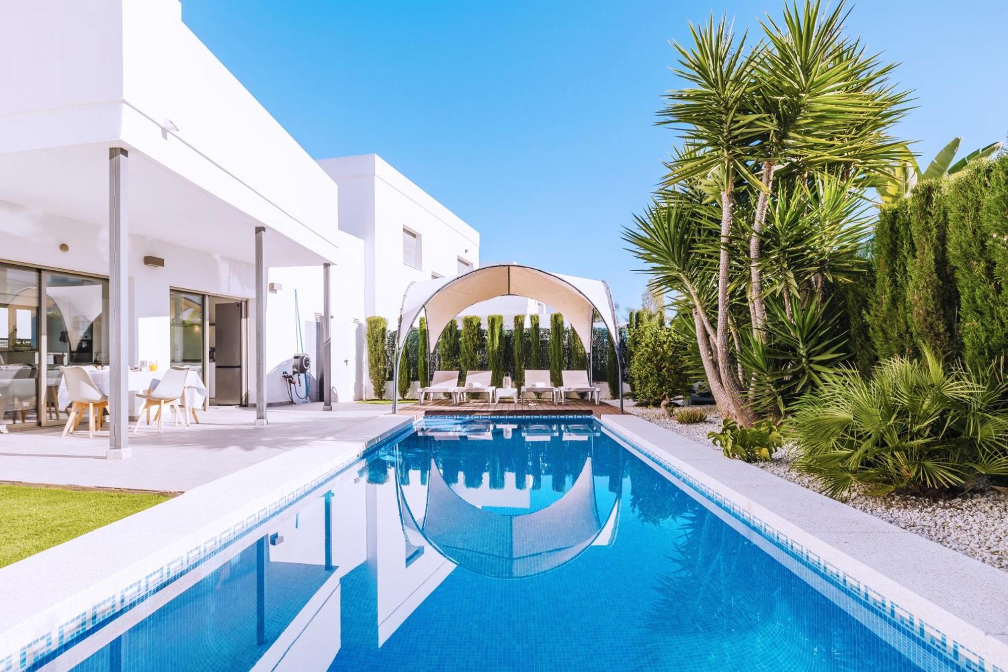 Casa Coco Stylisches Beachhouse Mit Pool & Sundeck Els Poblets Denia Luaran gambar