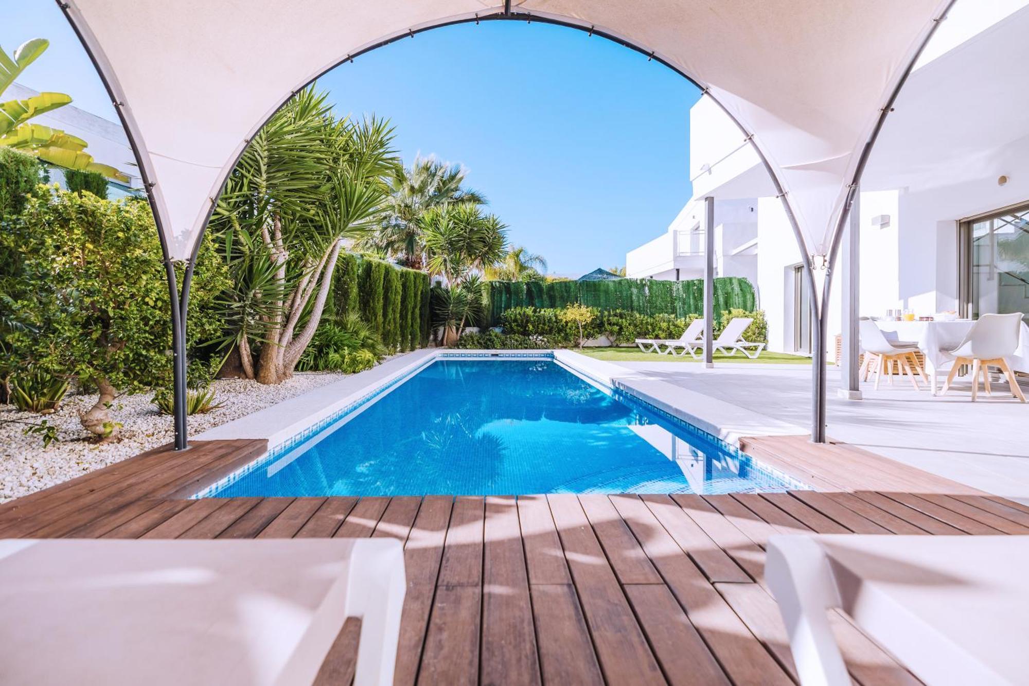 Casa Coco Stylisches Beachhouse Mit Pool & Sundeck Els Poblets Denia Luaran gambar